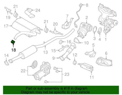 Genuine Volvo Rear Muffler Clamp 30738976 - Image 2 of 2