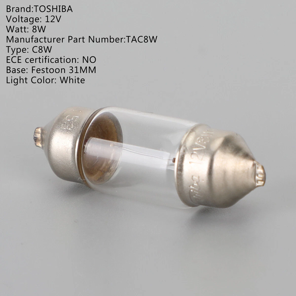Toshiba 12v8w bulb deals