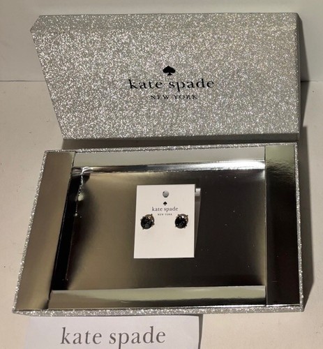 Pendientes Kate Spade con Brillo Caja Regalo ¡NUEVO! - Imagen 2 de 3