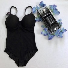 Bali NWT All Over Solutions Bodysuit Shapewear Women 36D