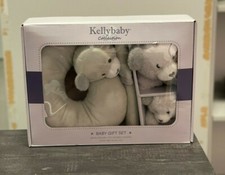 Baby Gift Set Neck Cushion, Seatbelt Covers, Lovie and Plush Toy by KellyBaby