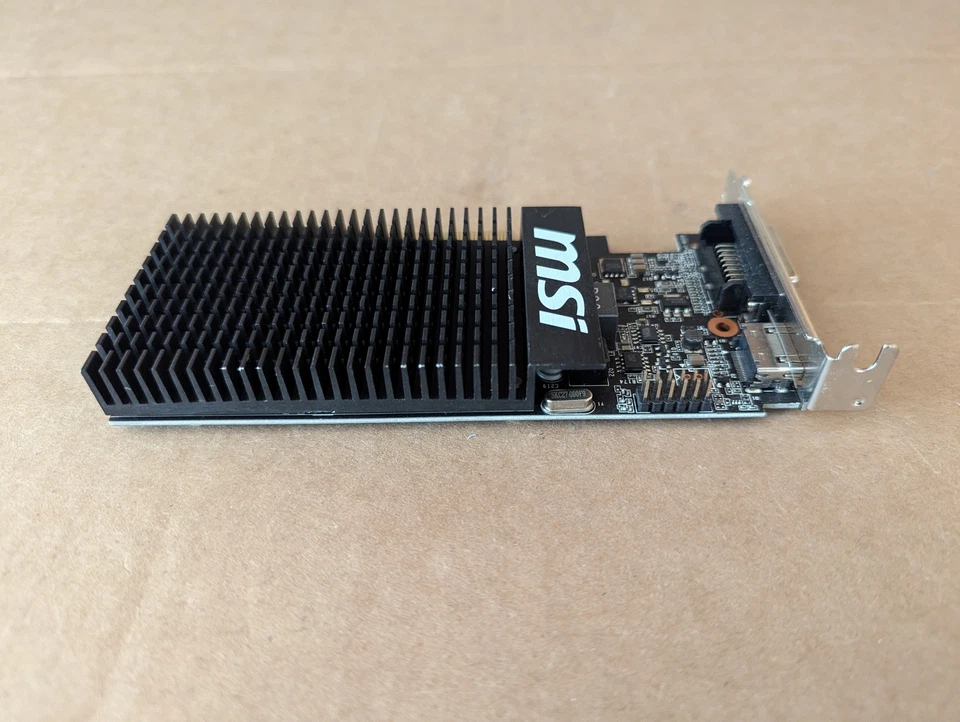 MSI GEFORCE GT 710 1GD3H LP FANLESS PCI-E LOW PROFILE VIDEO GRAPHICS CARD - Image 4 of 4