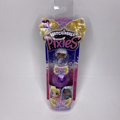 HATCHIMALS Mini Pixies Mystery DOLL 2 PACK JUMBO WINGS Firefly Butterfly