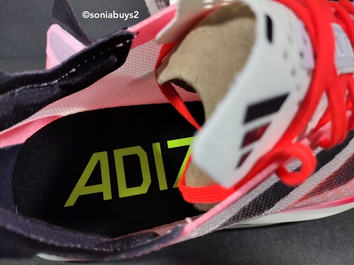Adidas Adizero Adios Pro 3 Running Shoes, ID3612, Pink/White, Size