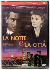LA NOTTE E LA CITTA' ROBERT DE NIRO JESSICA LANGE FILM DVD NUOVO ITALIANO 82592