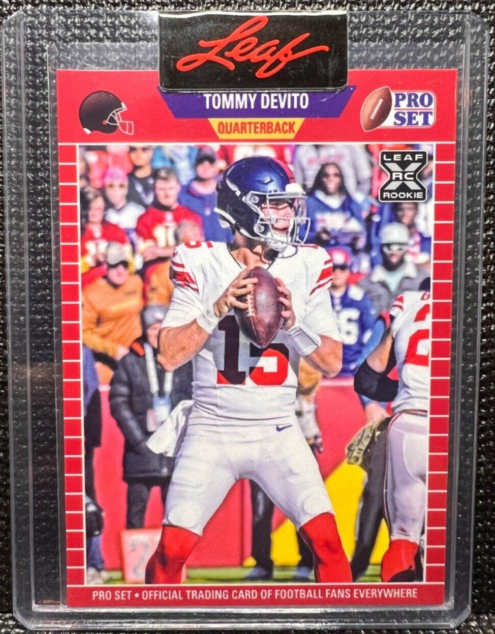 🏈🤌 TOMMY DEVITO - RC - 2023 LEAF PRO SET 1989 STYLE - 1/200 - NY GIANTS
