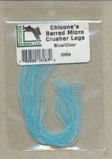 Chicone's Barred Micro Crusher Legs - blue / clear CRM8