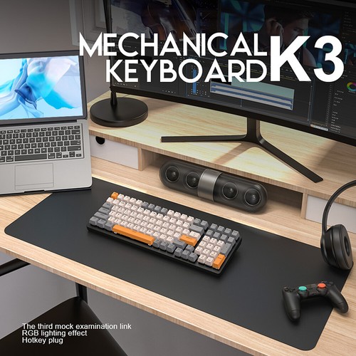 RGB Mechanical Keyboard USB Type C Gamer Keypad Wired Keypad for Laptop Computer - Picture 8 of 10