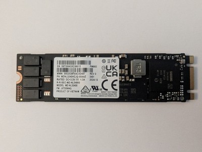 Samsung PM893 MZ-NL32400 SATA M.2 2280 Data Center SSD