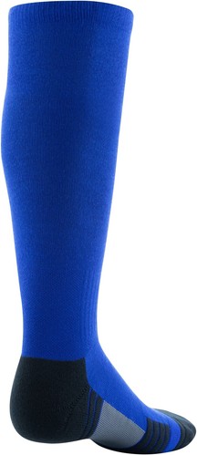 Under Armour Adult Team Over-The-Calf Socks, 1-Pair, Royal/Black/White, Large - Picture 3 of 3