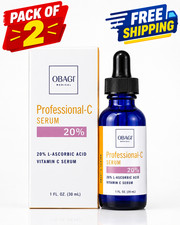 Pack of 2 Obagi Professional-C 20 Vitamin C Serum 1oz Each NIB Sealed