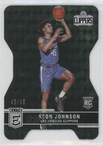 2021-22 Donruss Elite Rookies Status /45 Keon Johnson #228 Rookie RC