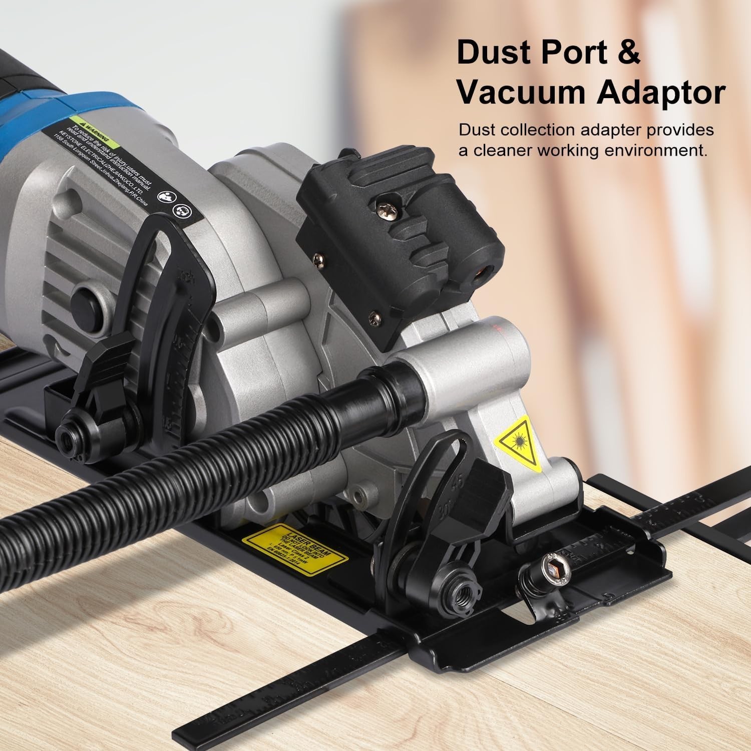 Mini Circular Saw 4Amp 3500RPM Corded Circular Saw with Laser Guide Rip Guide