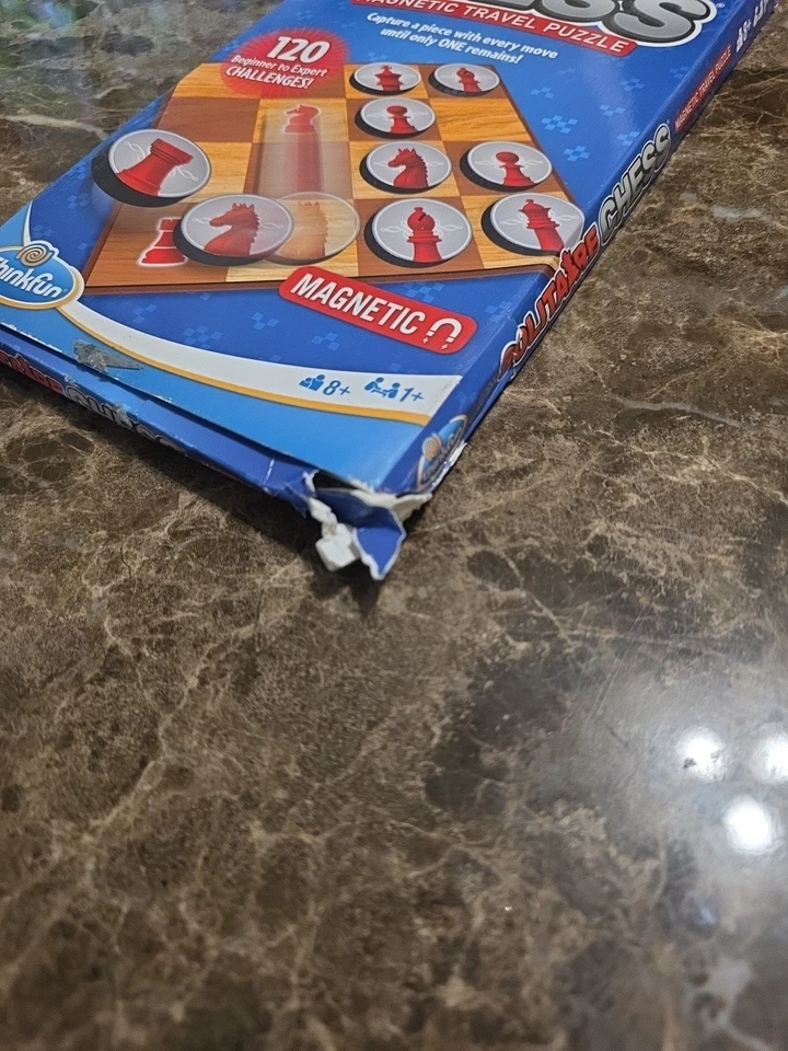 Thinkfun Solitare Chess Magnetic Travel Puzzle [TFN76505] - Image 3 of 4