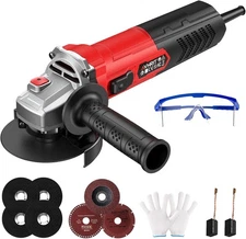  Grinder 10 Amp, 4-1/2 inch Power Angle Grinder Tools with
