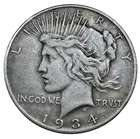 US 1934 S Peace Silver Dollar VF Better Date San Francisco