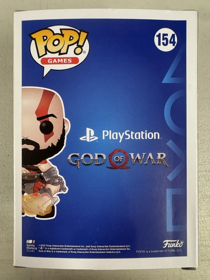 Кратос (Сияние) 154 ~ Бог войны ~ Funko Pop винил ~ PlayStation игры + протектор - Изображение 3 из 4