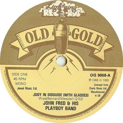 John Fred & His Playboy Band - Judy In Disguise (With Glasses) (7'', Single, M...