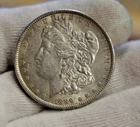 1889 US Morgan Silver Dollar $1   AU