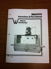 Winona Van Norman Model Sm6000b Surfacer Instruction Manual Winona Van Norman Model Sm6000b Surfacer Instruction Manual
