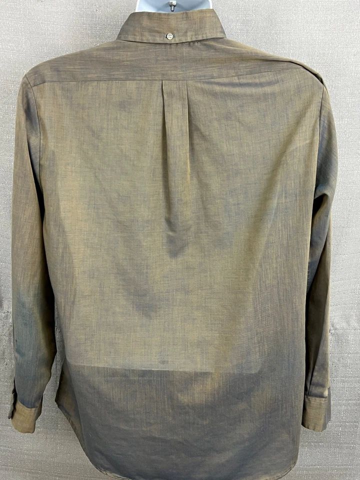 Vintage JCPenney Towncraft Plus Unique Iridescent Long Sleeve Collared Button Up - Image 2 of 4