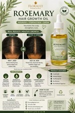 Rosemary Hair Growth Oil 4oz Natural Scalp Oil for Thicker, Stronger Hair By s