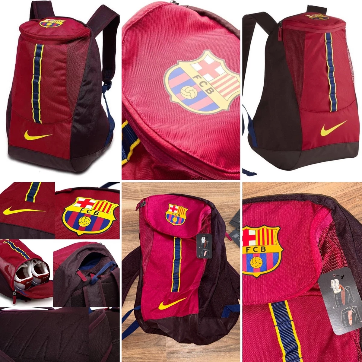 nike barcelona 20l backpack FC 1 EQUIP. 23/24 Large this unisex backpack offers ample storage space and a comfortable nylon shoulder strap for easy carrying Nike FC Barcelona Elemental backpack