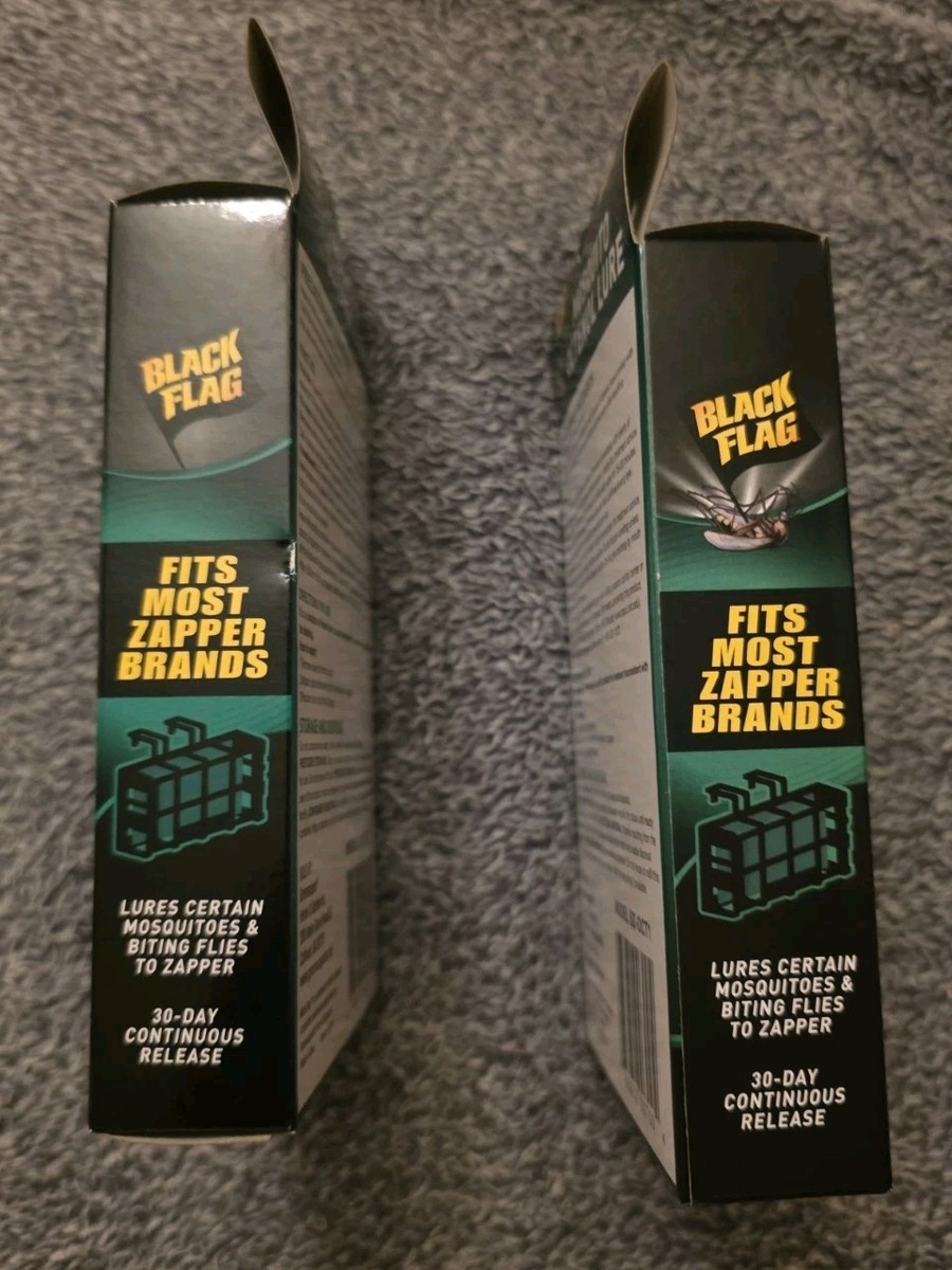 2 PACK - BLACK FLAG - MOSQUITO OCTENOL LURES - FITS MOST ZAPPER