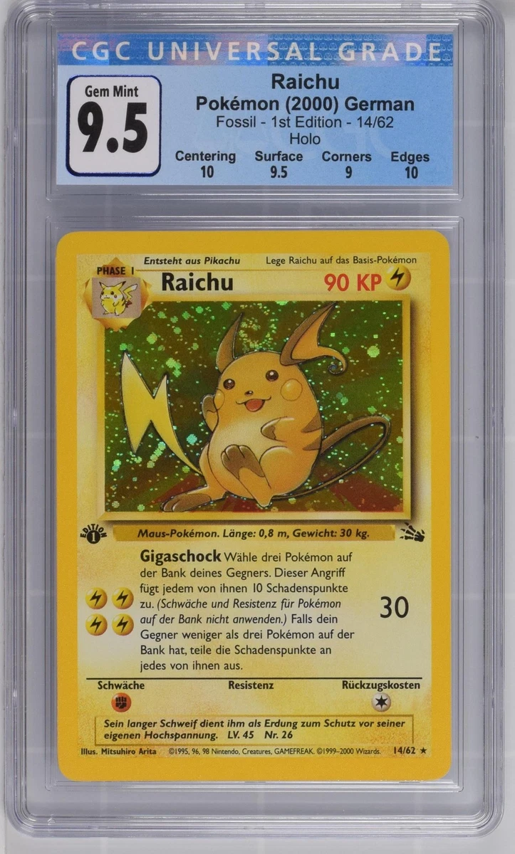 Individual Trading Card Games Pokémon TCG German 1st Edition for