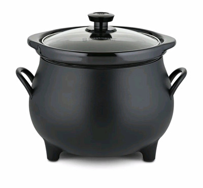 BrandNEW Toastmaster 4 Qt Slow Cooker Black Removable Stoneware, Glass Lid