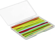 48pcs 2.7" Large Eye Plastic Sewing Needles - Yarn, Lacing, Safety Needles for C