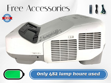 Epson BrightLink 585Wi UST 3LCD Projector 3300 ANSI 2160p Only 482 Hours Used