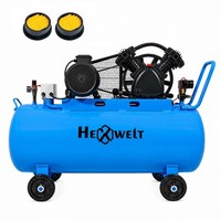 ÖLkompressor 200L 8BAR 5500W Hexwelt 730L/Min 2-Zylinder Werkstattkompressor