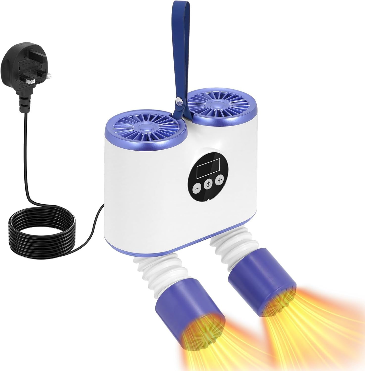 Calentador eléctrico portátil zapatos secador de botas desinfectante calentador de zapatos calzado secador rápido