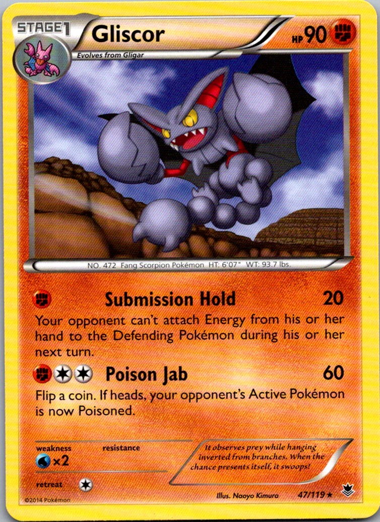 Gliscor 47/119 XY - Phantom Forces Rare LP