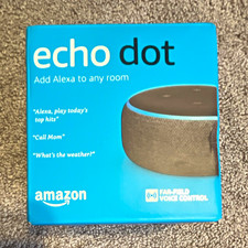 Amazon Echo Dot Gray Smart Speaker w/ Alexa V...