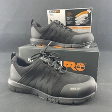 Timberland PRO Radius Ct Mens US 10.5 W/L Black Work Safety Toe BRAND NEW w/box