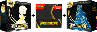 Pokemon TCG ME01 Mega Evolution Enhanced Booster Box + 2 Elite Trainer  Bundle | eBay