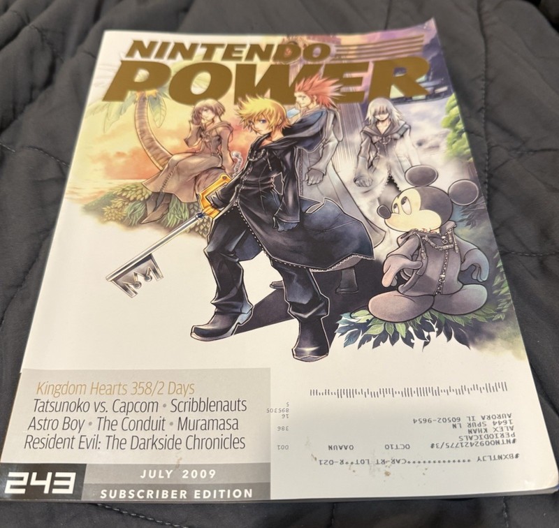 Nintendo Power Volume 243 Kingdom Hearts 358/2 Days No Poster