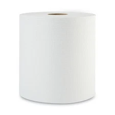 Hardwound Paper Towels For Hand Drying 8" x 800ft, 1-Ply, White, 6 Rolls/Carton
