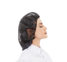 Hair Net Disposable Bouffant Cap for Food Service Beauty Head Covers for Wome...