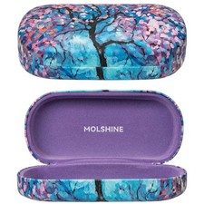 molshine Hard Shell Sunglasses Case,Classic Large Glasses Case for Women Men,...