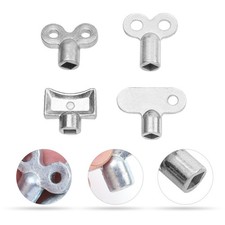 8 Pcs Radiator Bleed Keys Plumbing Key Zinc Alloy Heater Valve Air Exhaust Tool