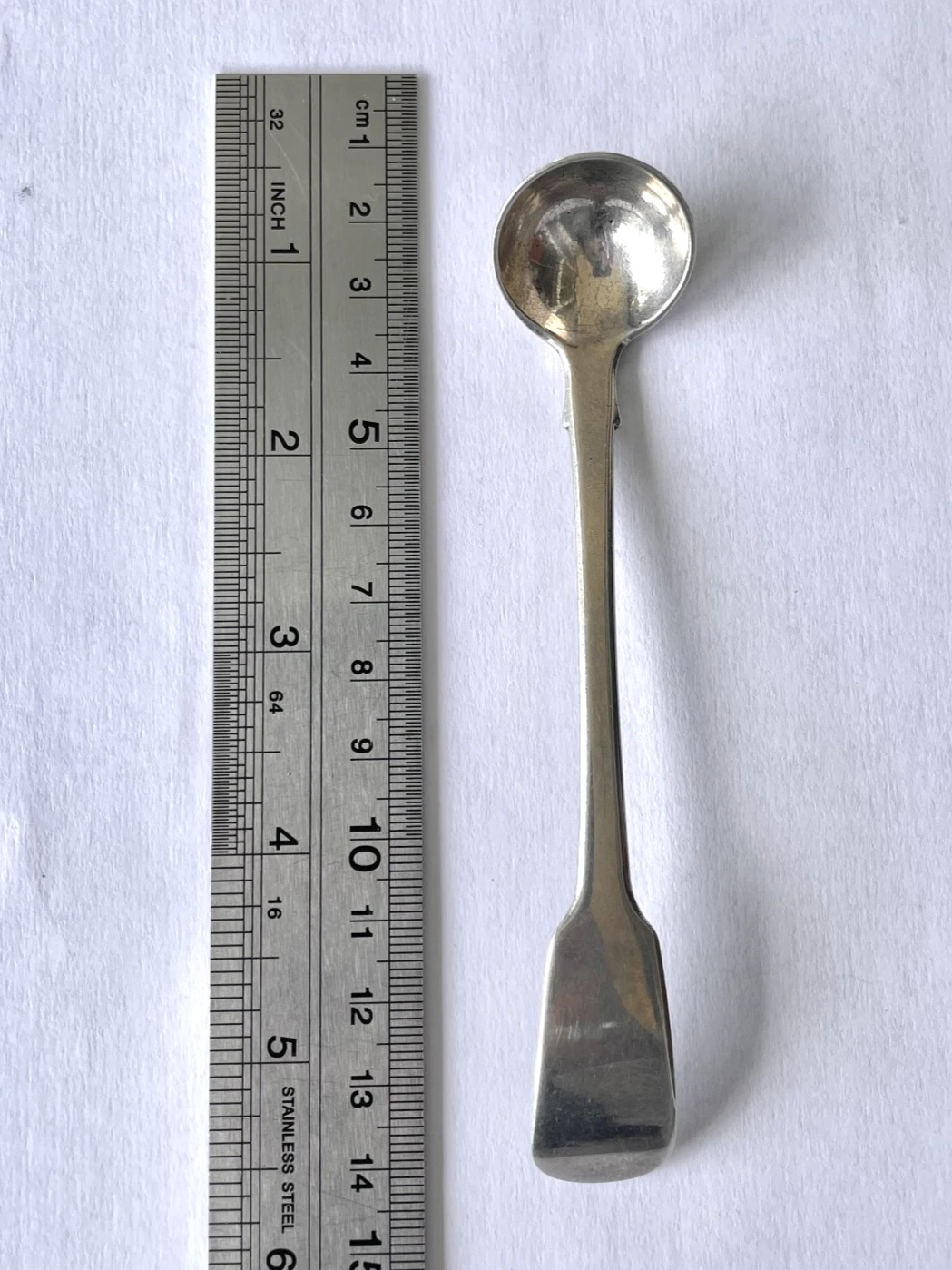 Hester Bateman 1823 London Silver Condiment Ladle
