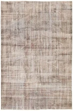 Vintage Oriental Hand-Knotted Carpet 5'4" x 8'5" Traditional Wool Area Rug