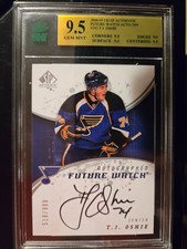 2008/09 UD SP Authentic TJ OSHIE Future Watch 518/999 #243 MNT 9.5 (NOT BGS/PSA)
