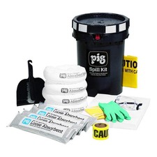 PIG KIT4000 Spill Kit/Station,8.2 gal. Vol. Absorbed 55VE12