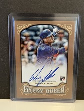 Topps Gypsy Queen Autographs Gold Wilmer Flores #GQA-WF /25 Rookie Mets 2014