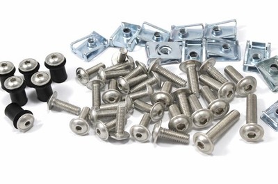 Kawasaki Ninja ZX-10 Tomcat 1988-1991 Stainless Fairing Screen Bolt Kit ZX B1-B3