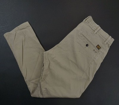 G-Star Hose Laundry Bronson Chino Herren W31 L28 31/28 beige khaki Tapered F2538